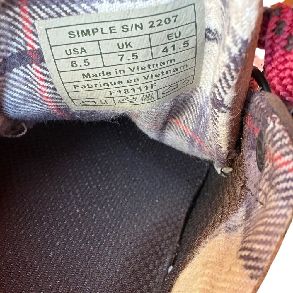 Simple Mens bio.D Old School Style Sneakers NWT Vegan Earth Friendly size 8.5 - Picture 7 of 16